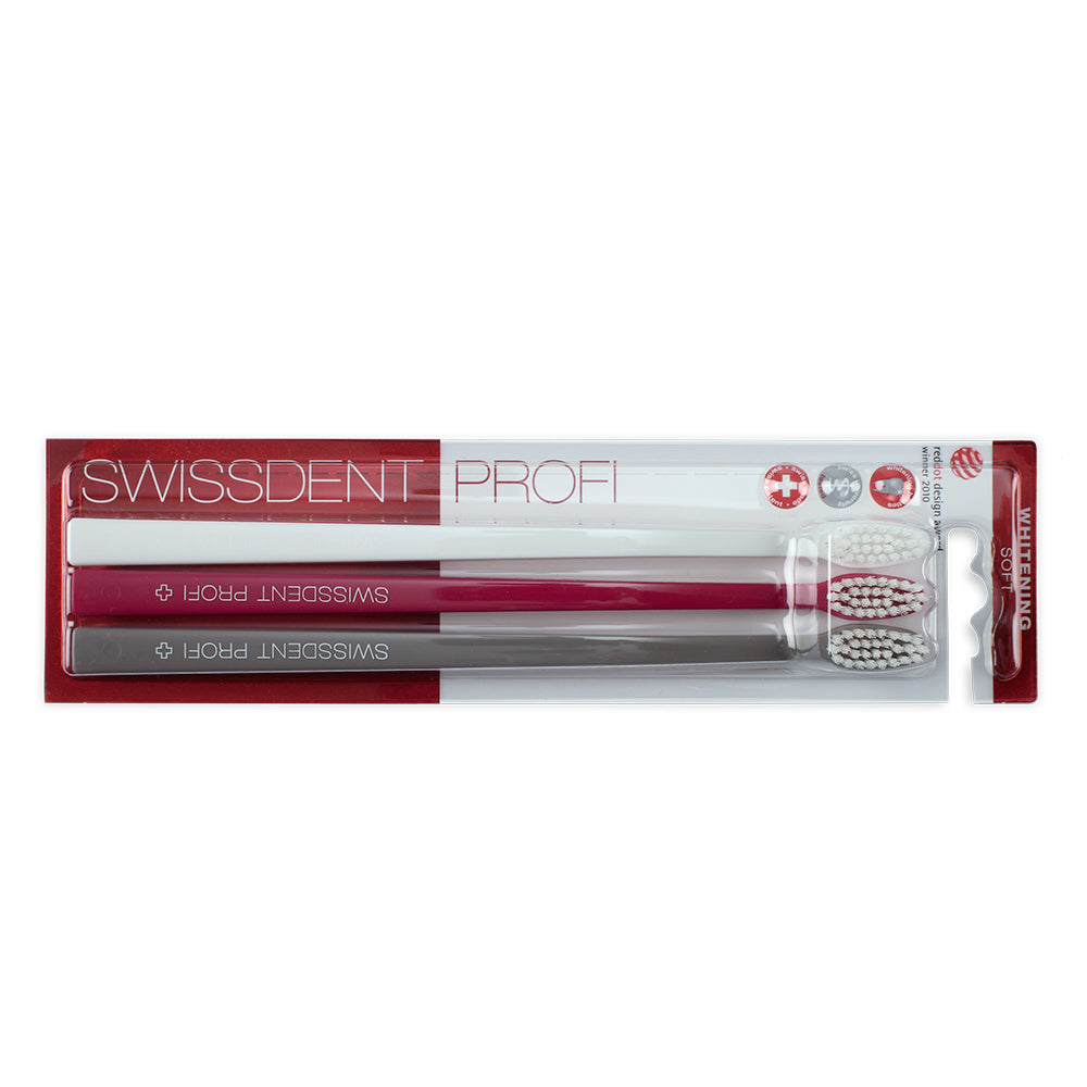 SWISSDENT Whitening Toothbrush Trio Soft