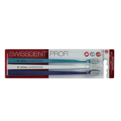 SWISSDENT Whitening Toothbrush Trio Soft