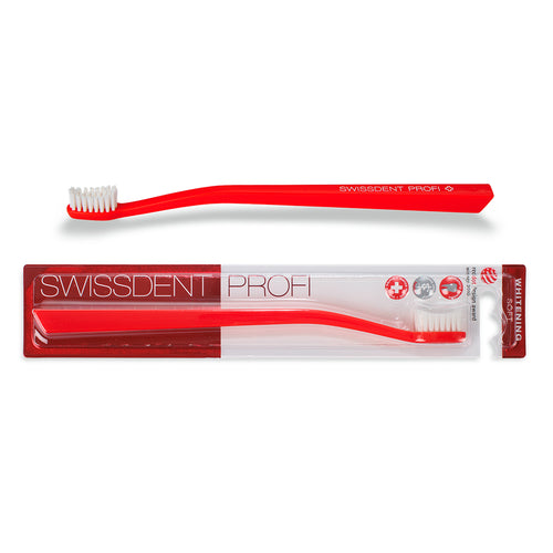 SWISSDENT Whitening Toothbrush Classic Red