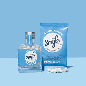 SMYLE Fluoride Toothpaste Tablets, 63 Tabs, Bottle