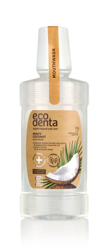 ECODENTA Certified Organic Minty Coconut Mouthwash 500ml