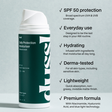 Load image into Gallery viewer, dussl Daily Protection Moisturiser SPF50 150ml