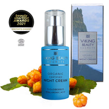 Load image into Gallery viewer, VIKING BEAUTY SECRETS Certified Organic Restorative Night Cream with Cloudberries 30ml