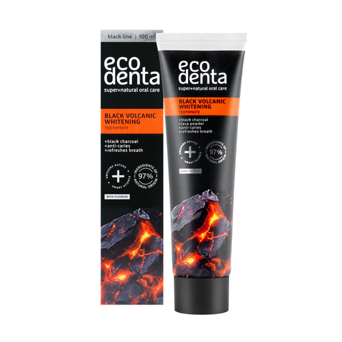 ECODENTA Black Whitening Toothpaste with Volcanic Minerals 100ml