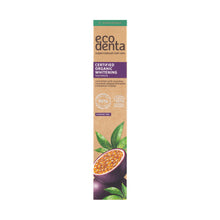 Load image into Gallery viewer, ECODENTA Certified Organic Whitening Passion Fruit Toothpaste with Enzymes 75ml