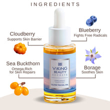 Load image into Gallery viewer, VIKING BEAUTY SECRETS Certified Organic Glow Facial Oil 30ml