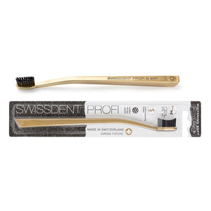SWISSDENT Whitening Toothbrush with Active Coal Bristles