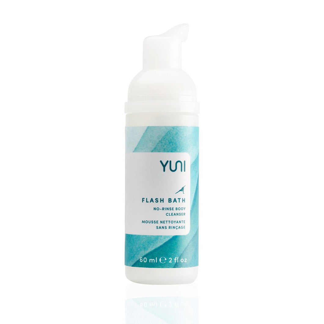 YUNI Flash Bath No-Rinse Body Cleansing Foam Travel Size 50ml